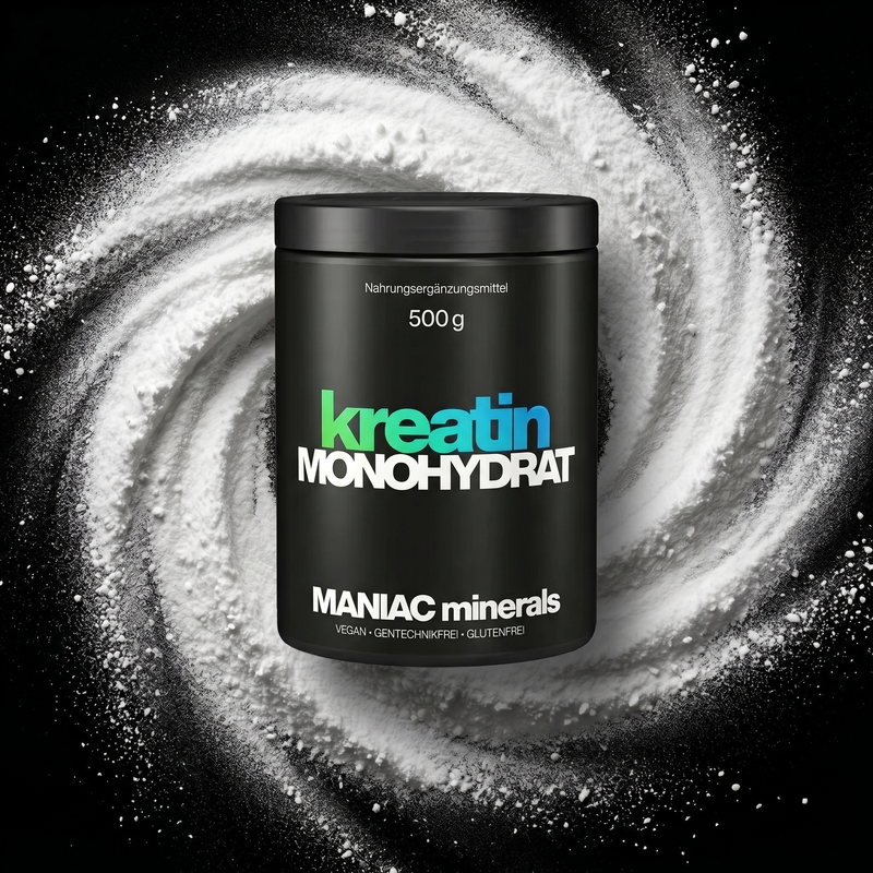 Kreatin Monohydrat 500g - MANIAC minerals