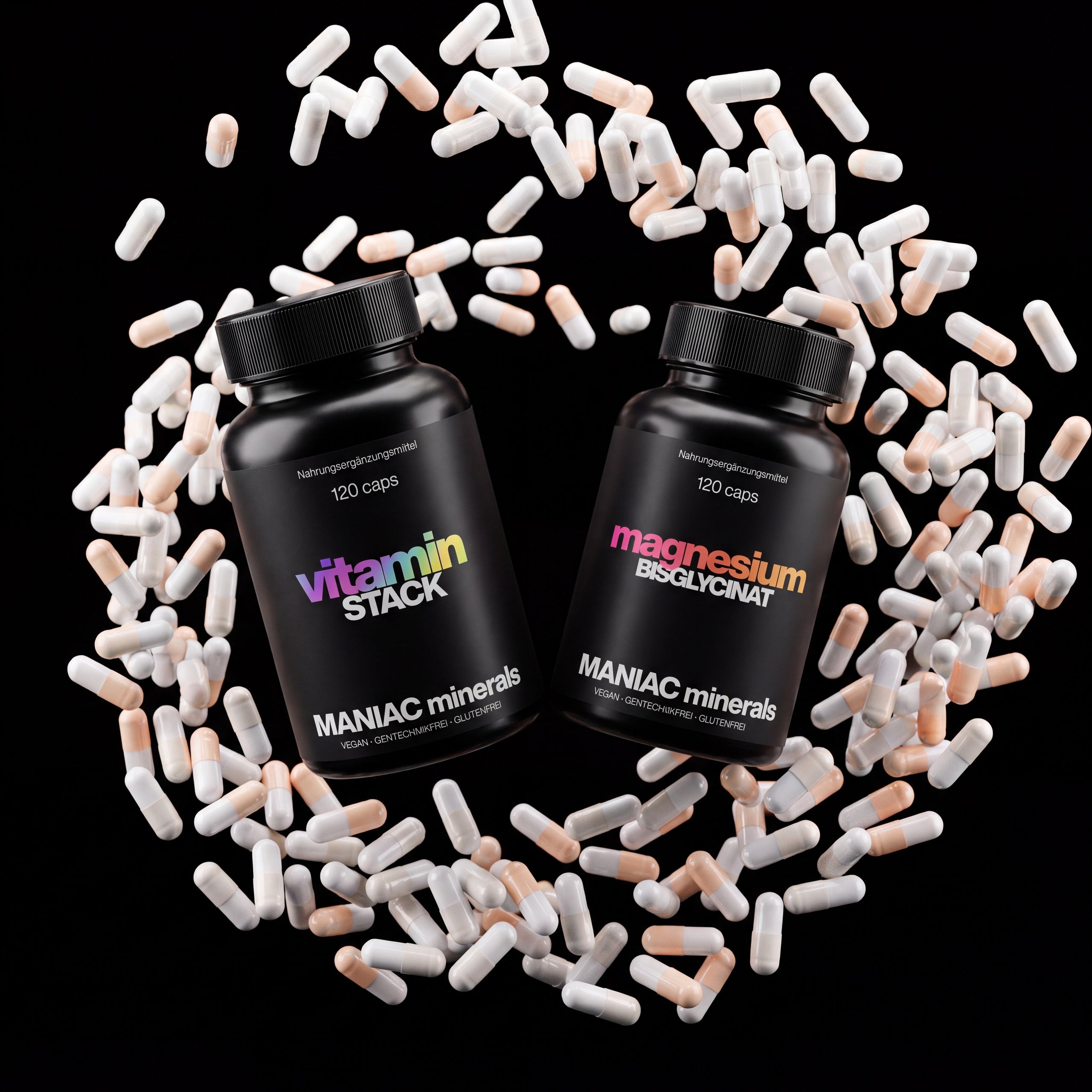 Energie-Paket: Vitamin Stack + Magnesium – MANIAC minerals