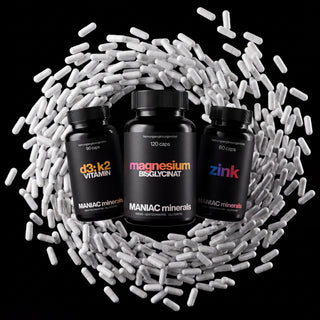 Knochen-Trio: D3+K2, Magnesium + Zink