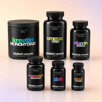 MANIAC minerals Complete Bundle – alle sechs Produkte (Kreatin, Omega, Vitamin Stack, Magnesium, Zink, D3+K2) als Set