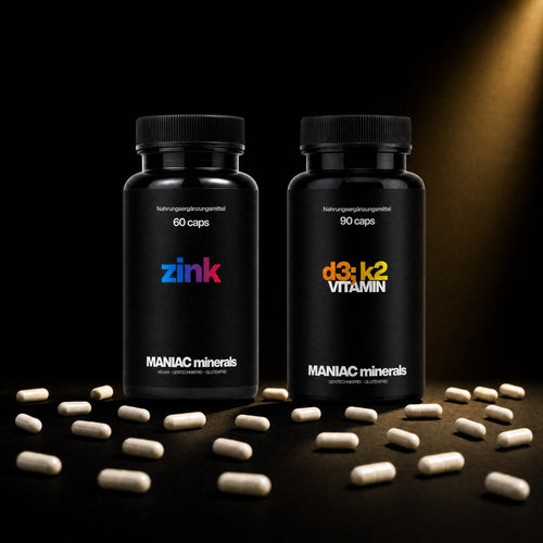 MANIAC Immun-Duo mit Zink und Vitamin D3+K2