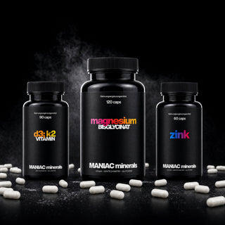 Knochen-Trio: D3+K2, Magnesium + Zink
