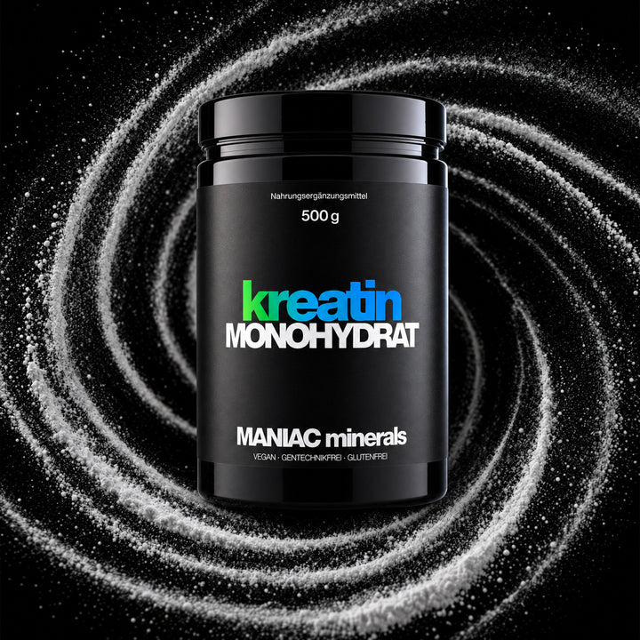 MANIAC minerals Kreatin Monohydrat 500 g Dose