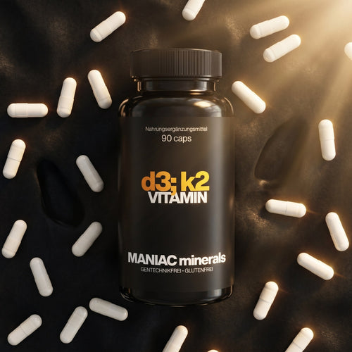 Vitamin D3+K2 90 Kapseln - MANIAC minerals