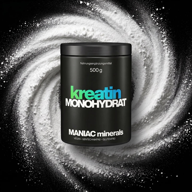 Kreatin Monohydrat 500g - MANIAC minerals