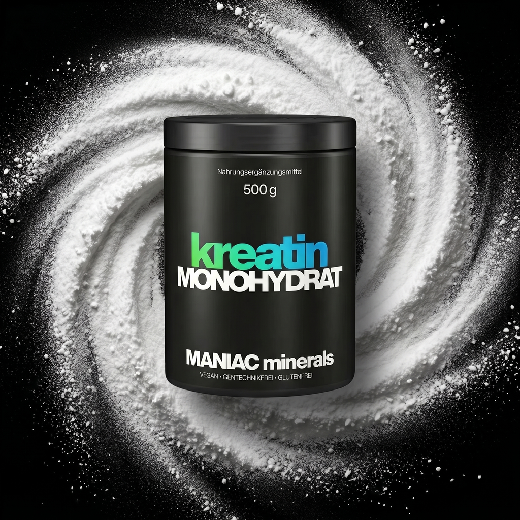 Kreatin Monohydrat 500g - MANIAC minerals