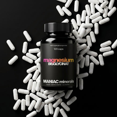 Magnesium Bisglycinat 120 Kapseln - MANIAC minerals