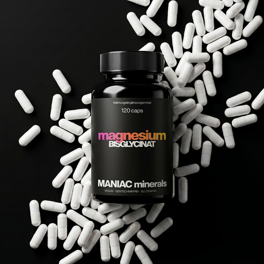 Magnesium Bisglycinat 120 Kapseln - MANIAC minerals