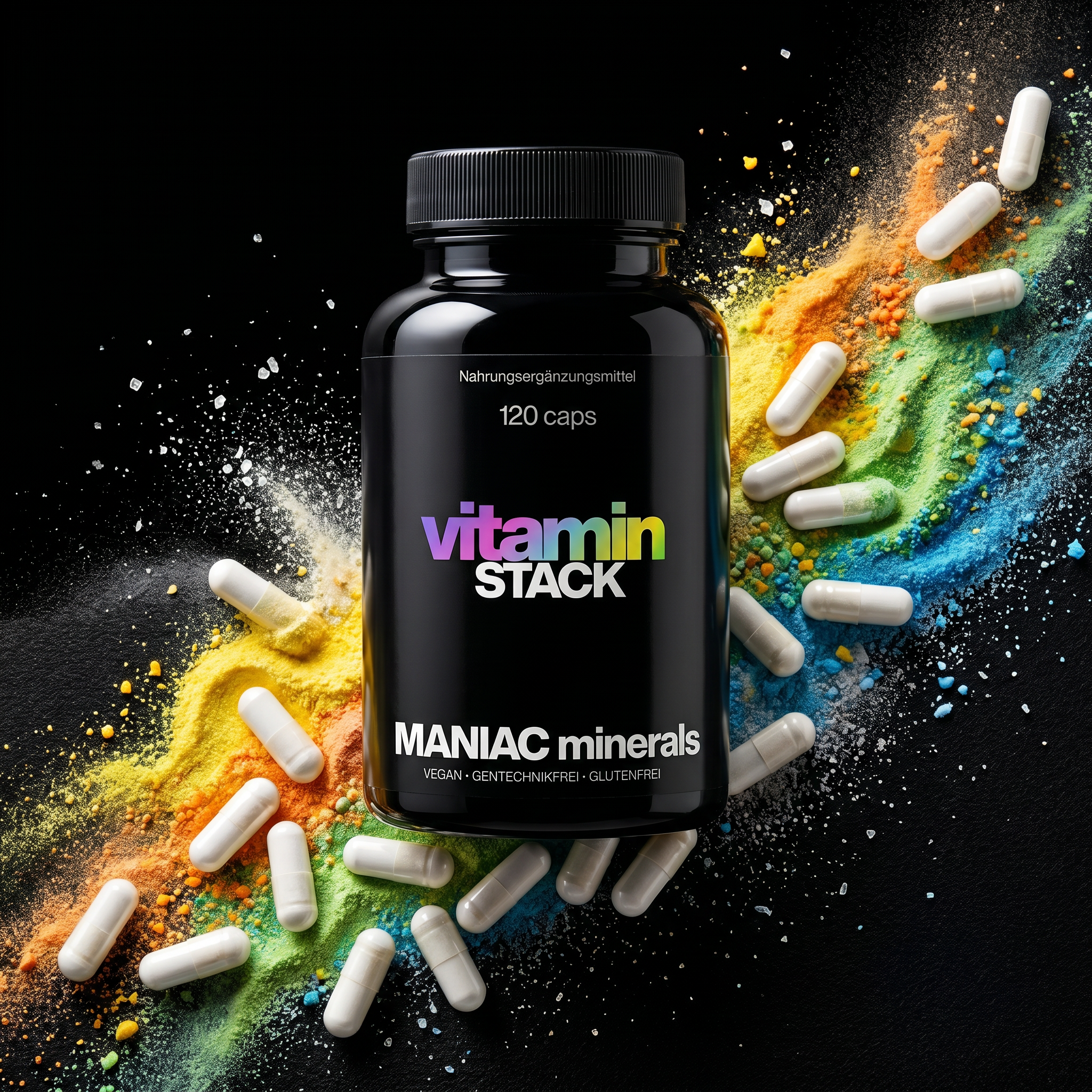 Vitamin Stack 120 Kapseln - MANIAC minerals