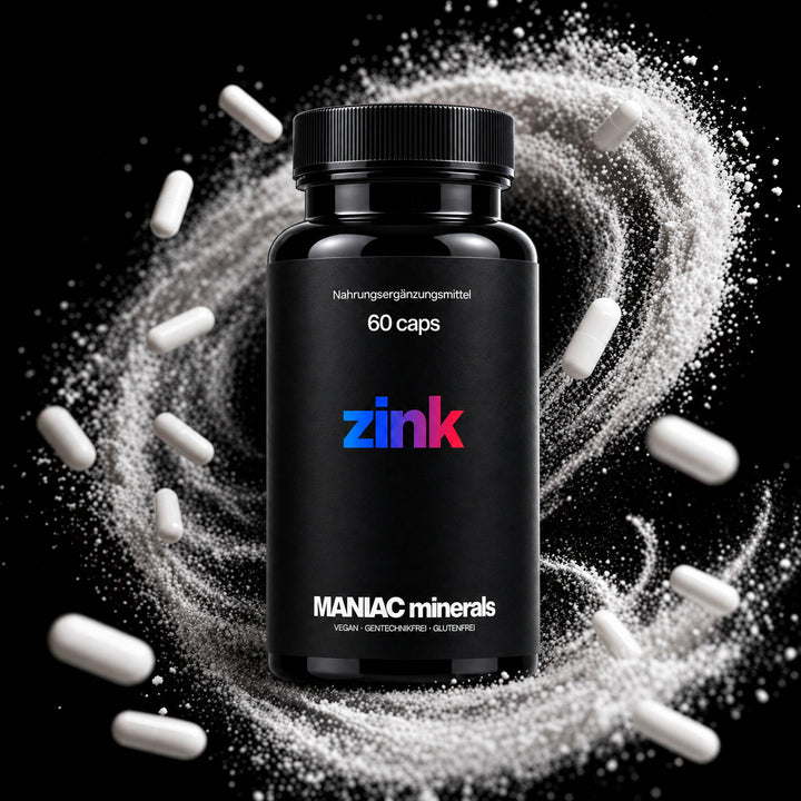 MANIAC minerals Zink Bisglycinat 60 Kapseln Dose