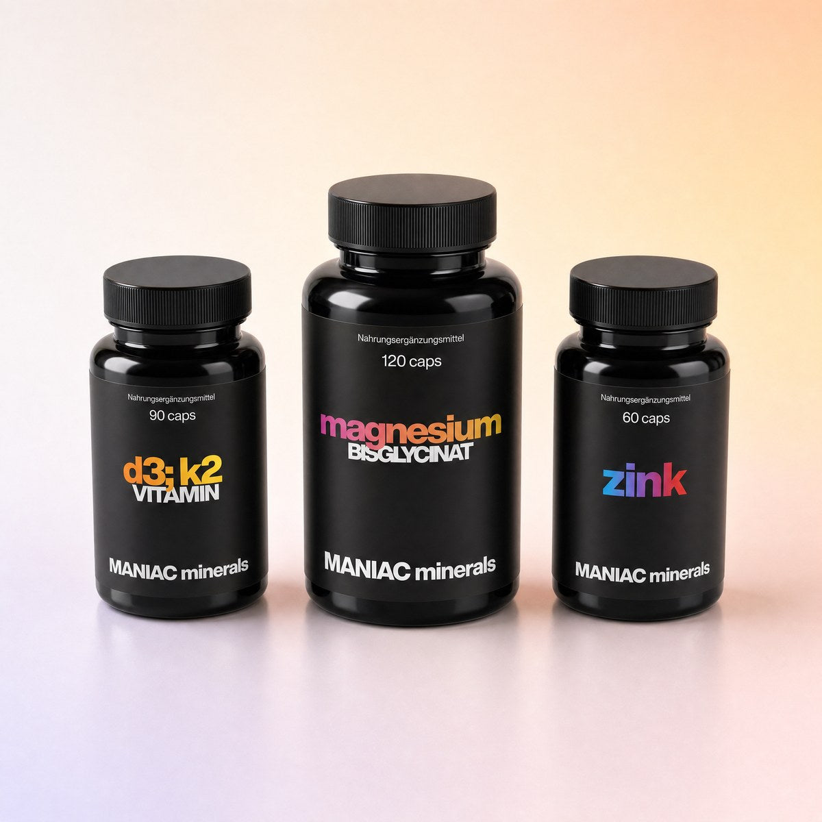 Knochen-Trio: D3+K2, Magnesium + Zink