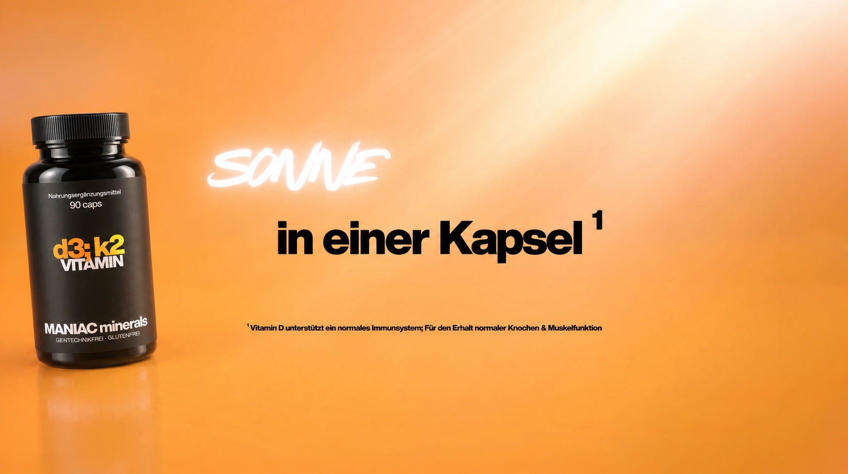 Vitamin D3+K2 90 Kapseln